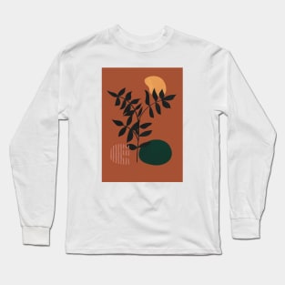 Boho Terracotta Plant 1 Long Sleeve T-Shirt